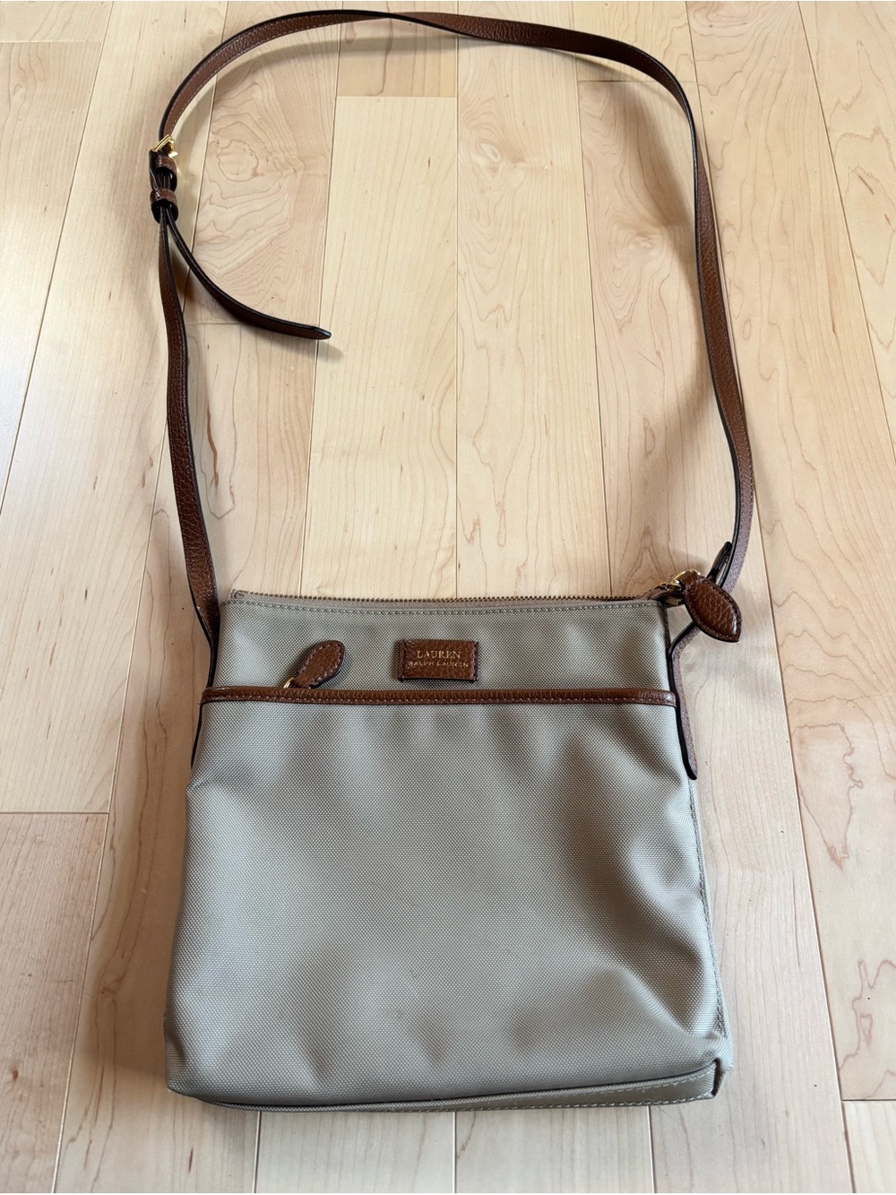 Lauren Ralph Lauren Tan Crossbody Bag